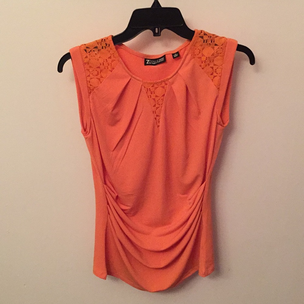Orange blouse